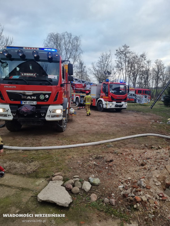 Pożar domu w Pałczynie. Są duże straty