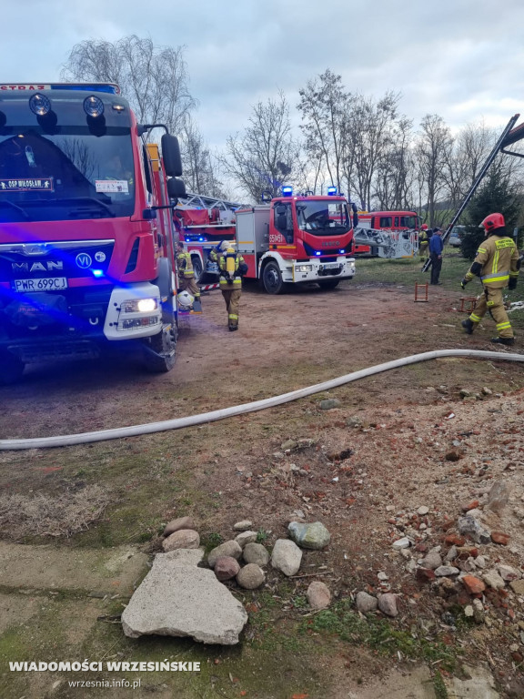 Pożar domu w Pałczynie. Są duże straty