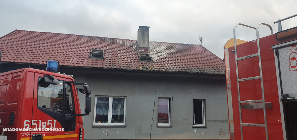 Pożar domu w Pałczynie. Są duże straty