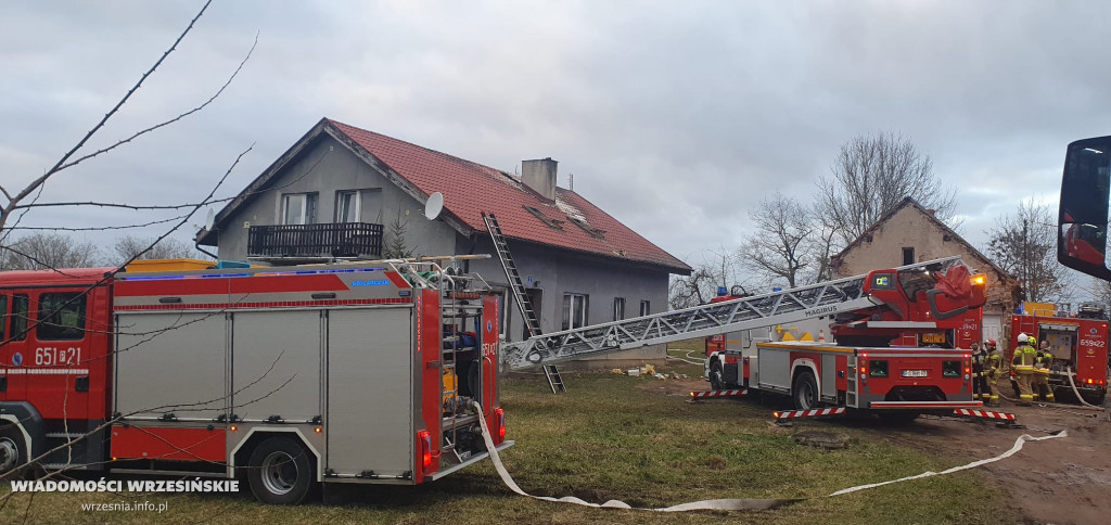 Pożar domu w Pałczynie. Są duże straty
