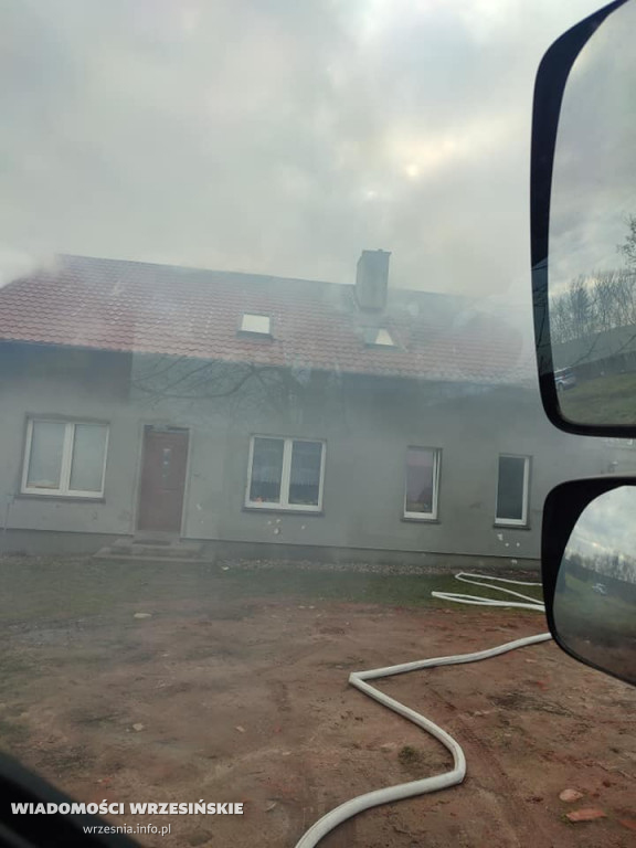 Pożar domu w Pałczynie. Są duże straty