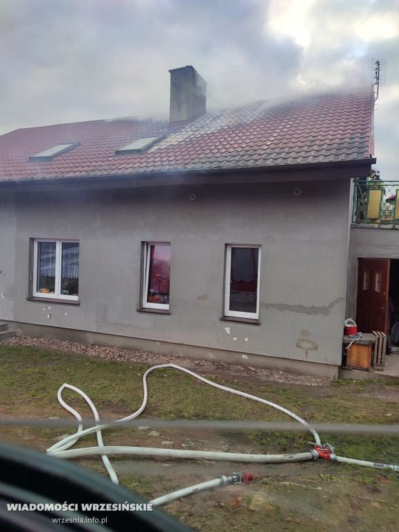 Pożar domu w Pałczynie. Są duże straty