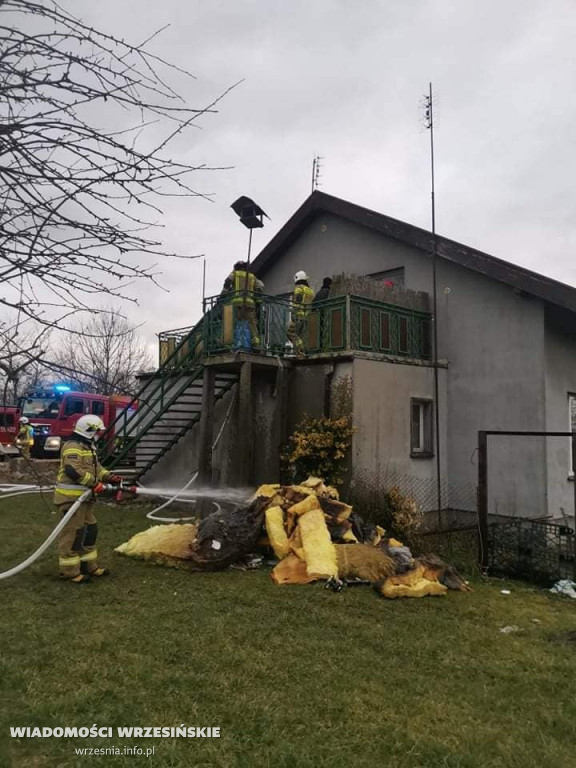 Pożar domu w Pałczynie. Są duże straty