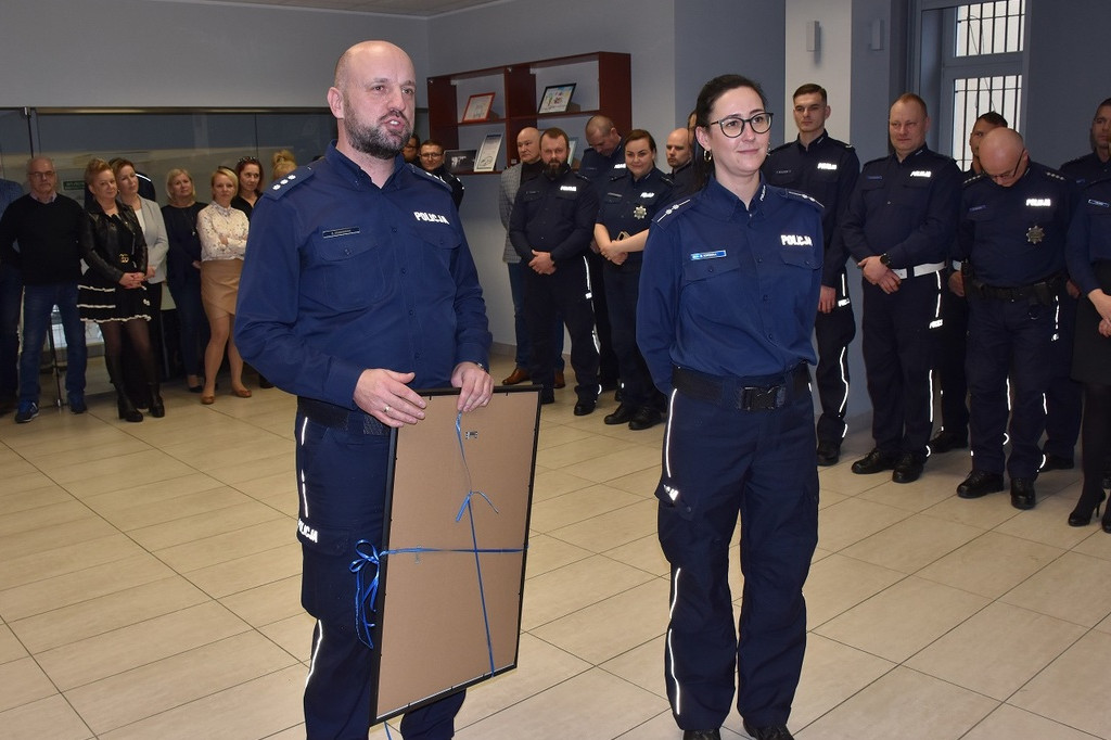 Pożegnanie policjantów odchodzących na emeryturę