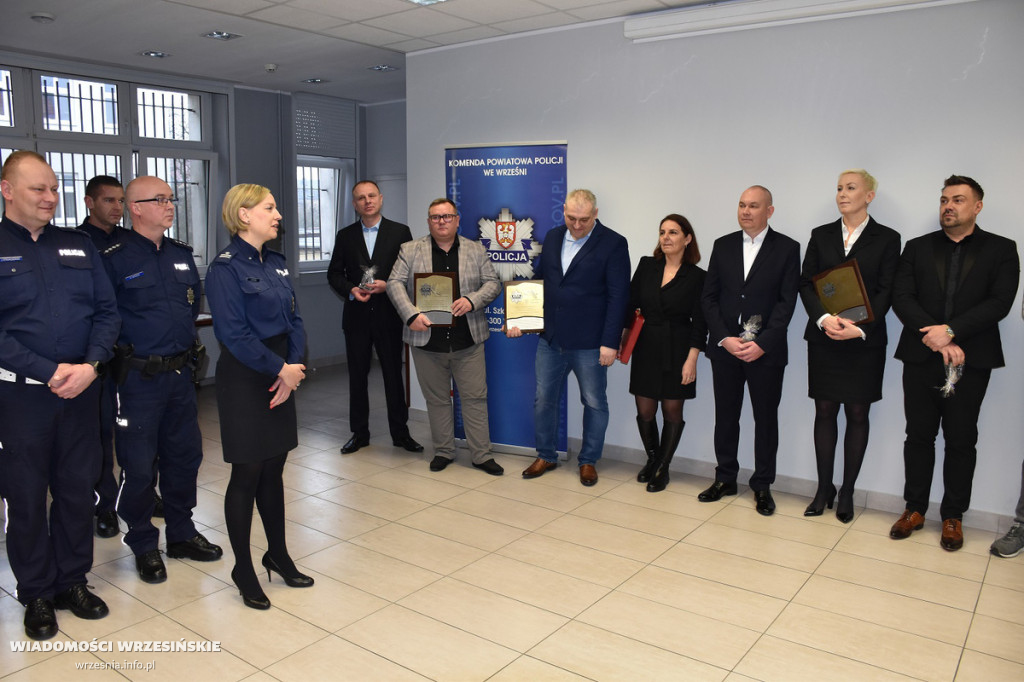 Pożegnanie policjantów odchodzących na emeryturę