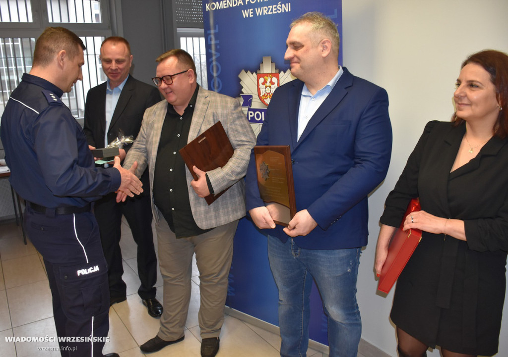Pożegnanie policjantów odchodzących na emeryturę