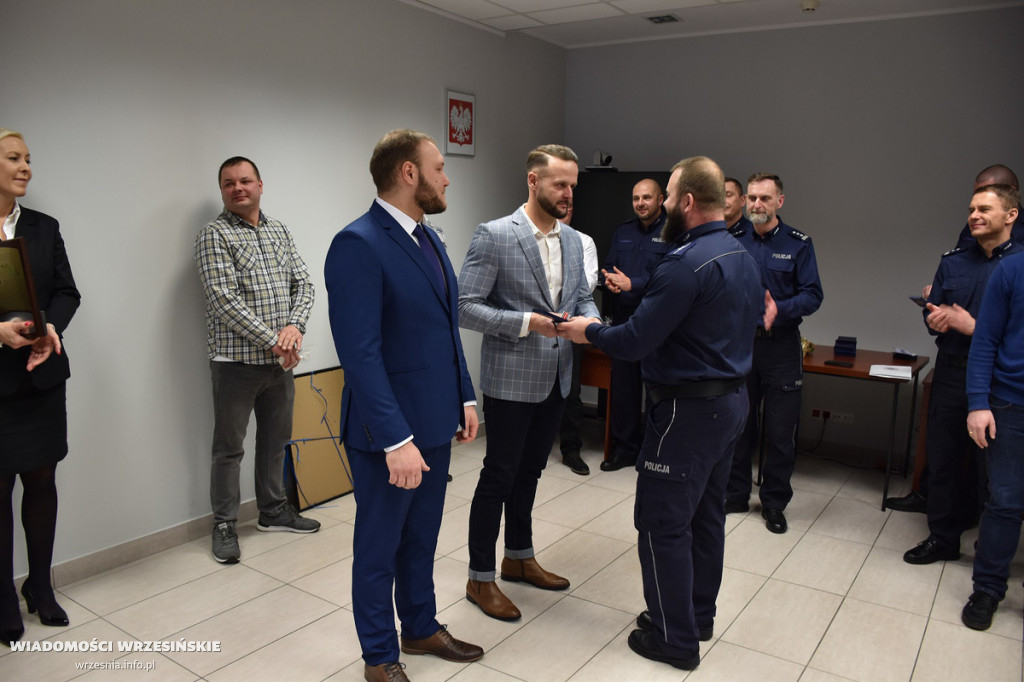 Pożegnanie policjantów odchodzących na emeryturę