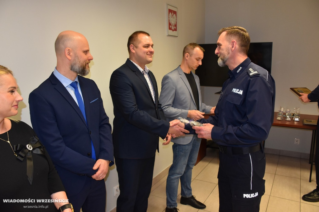 Pożegnanie policjantów odchodzących na emeryturę