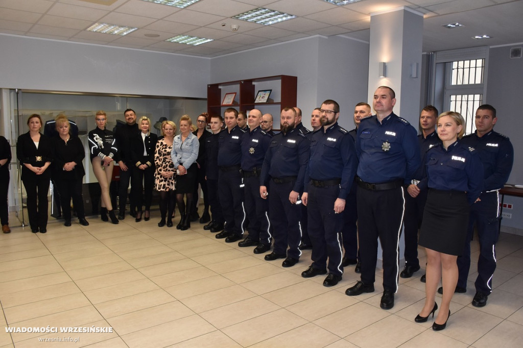 Pożegnanie policjantów odchodzących na emeryturę