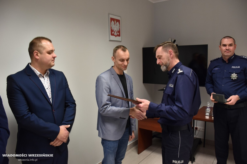 Pożegnanie policjantów odchodzących na emeryturę
