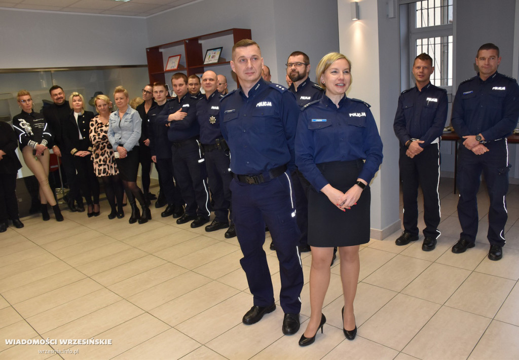 Pożegnanie policjantów odchodzących na emeryturę