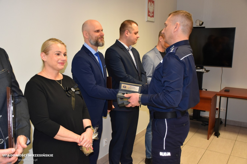 Pożegnanie policjantów odchodzących na emeryturę