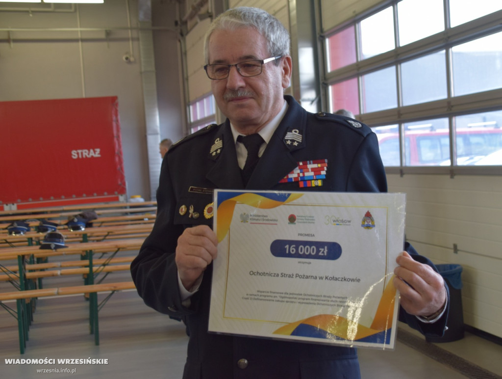 Wręczenie promes dla jednostek OSP