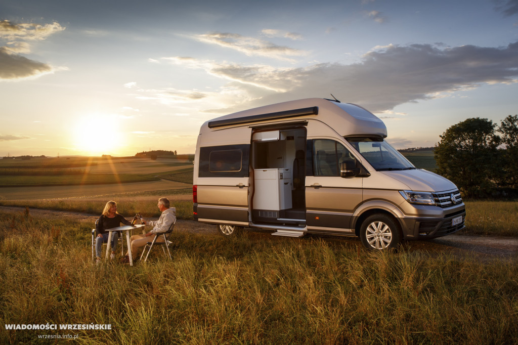 Wakacje z Volkswagenem California z Wrześni