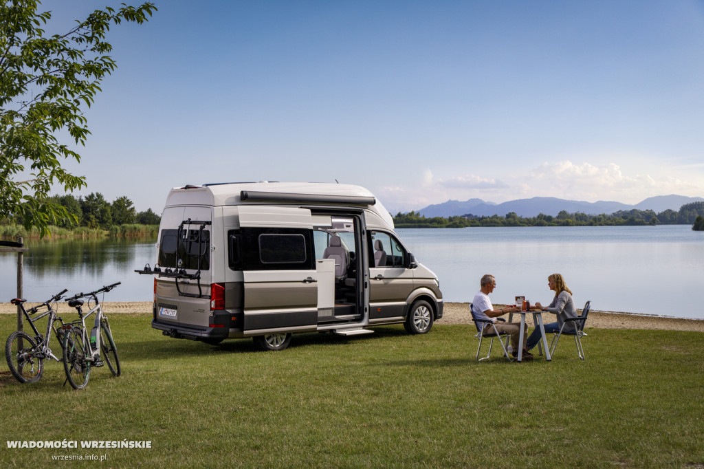 Wakacje z Volkswagenem California z Wrześni