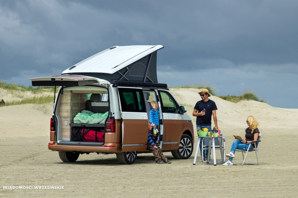 Wakacje z Volkswagenem California z Wrześni