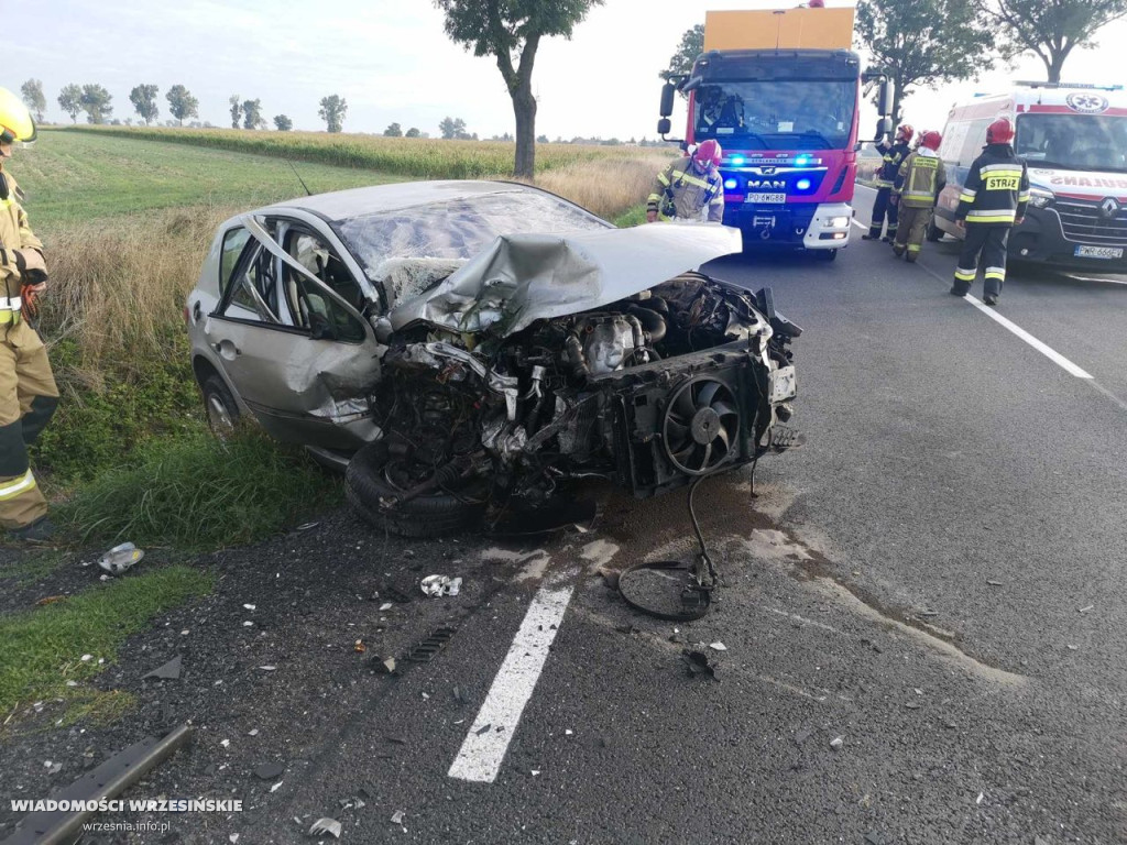 Wypadek na krajowej piętnastce w Skotnikach [FOTO]