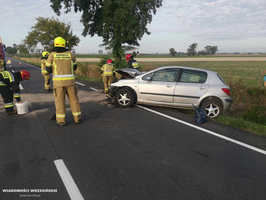 Wypadek na krajowej piętnastce w Skotnikach [FOTO]