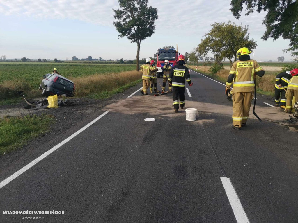 Wypadek na krajowej piętnastce w Skotnikach [FOTO]