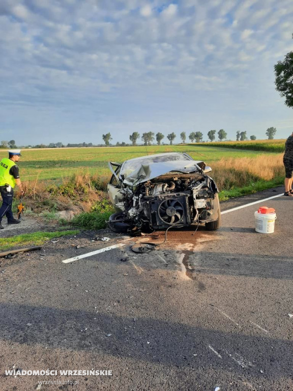 Wypadek na krajowej piętnastce w Skotnikach [FOTO]