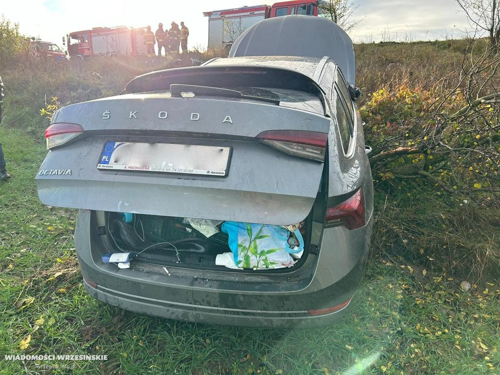 Kierujący audi stracił panowanie nad pojazdem