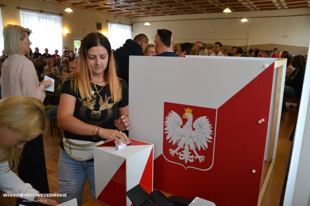 Zebranie wiejskie w Kaczanowie