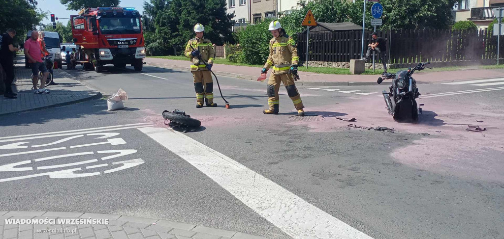 Zderzenie pojazdów we Wrześni [FOTO]