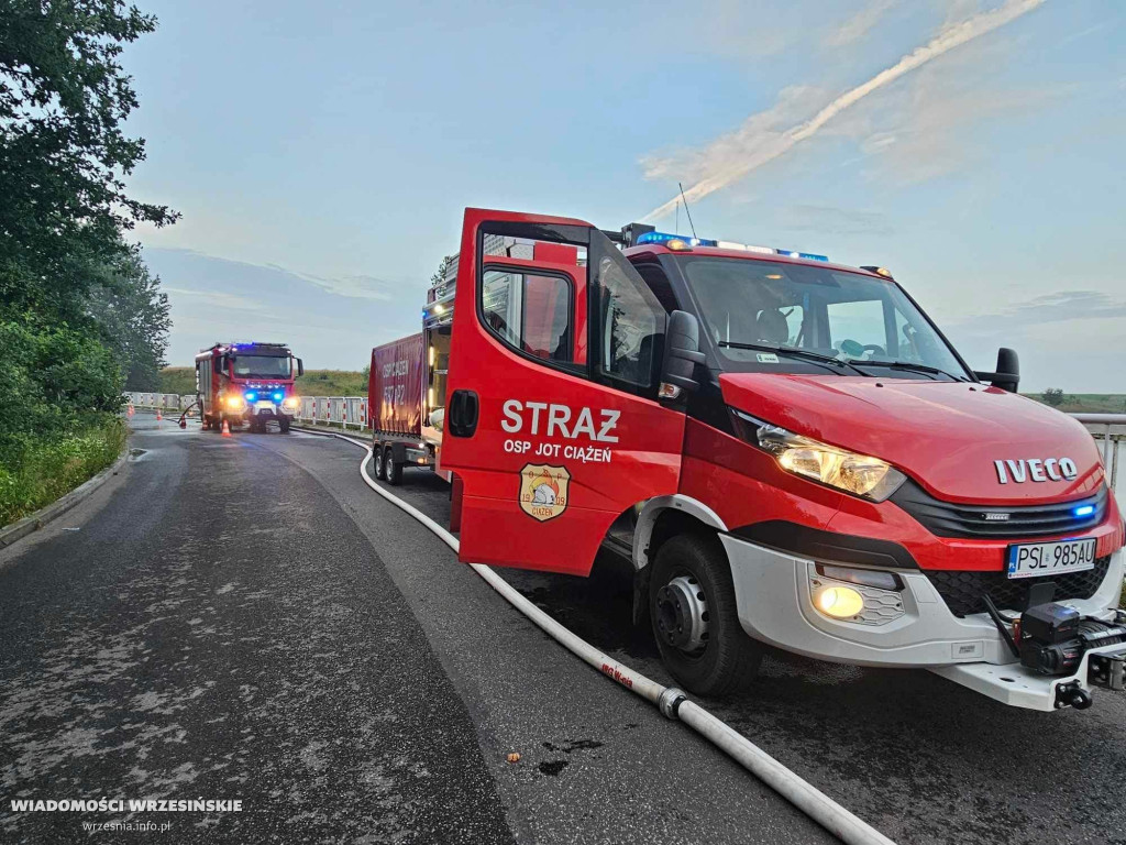 Ogromny pożar. Stodoła spłonęła doszczętnie FOTO