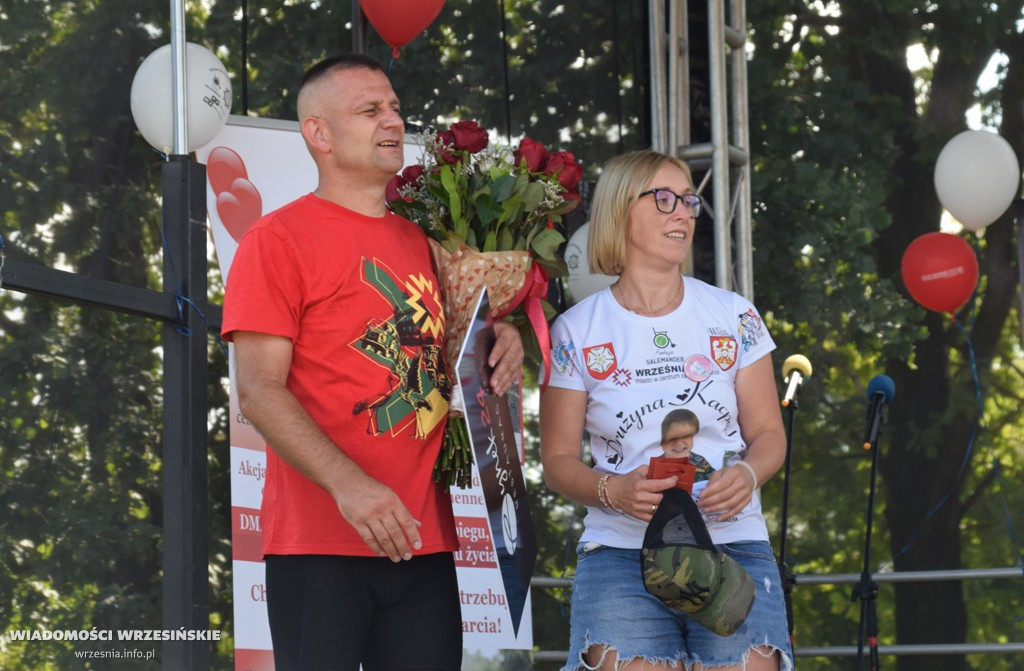 Powitanie Dawida Czerwińskiego we Wrześni
