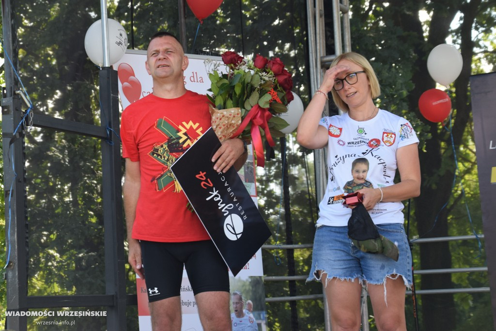 Powitanie Dawida Czerwińskiego we Wrześni