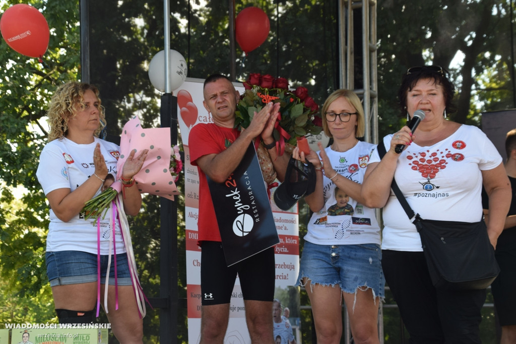 Powitanie Dawida Czerwińskiego we Wrześni