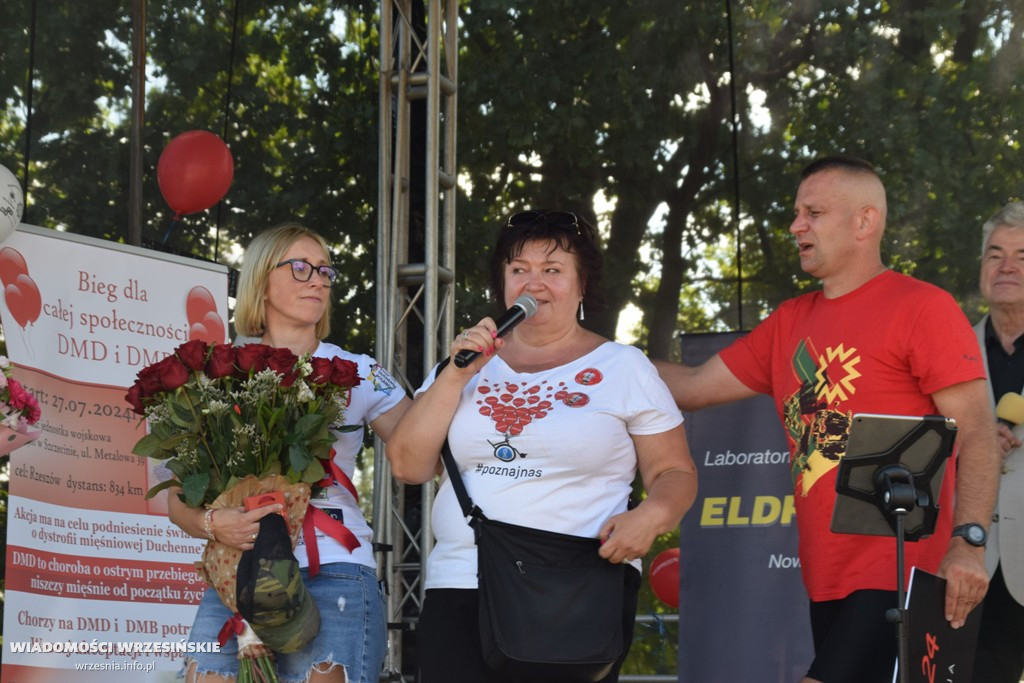 Powitanie Dawida Czerwińskiego we Wrześni