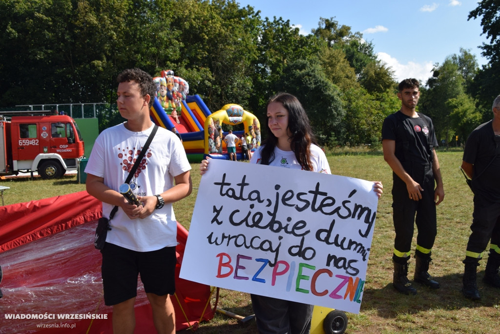 Powitanie Dawida Czerwińskiego we Wrześni
