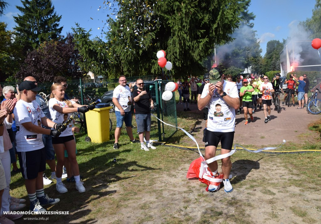 Powitanie Dawida Czerwińskiego we Wrześni