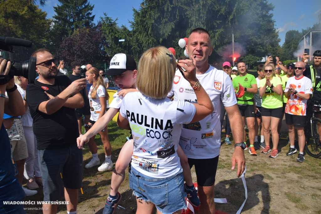 Powitanie Dawida Czerwińskiego we Wrześni