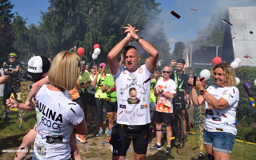 Powitanie Dawida Czerwińskiego we Wrześni