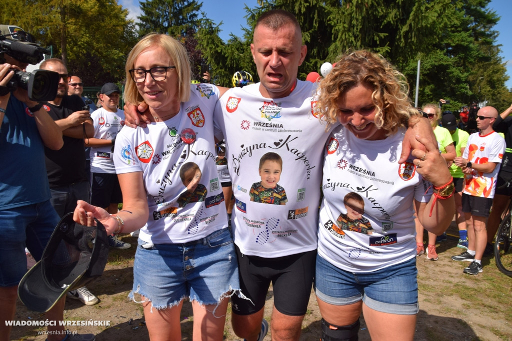 Powitanie Dawida Czerwińskiego we Wrześni