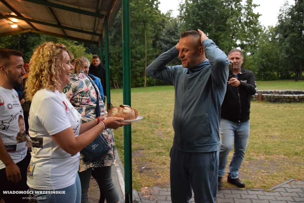 Powitanie Dawida Czerwińskiego we Wrześni