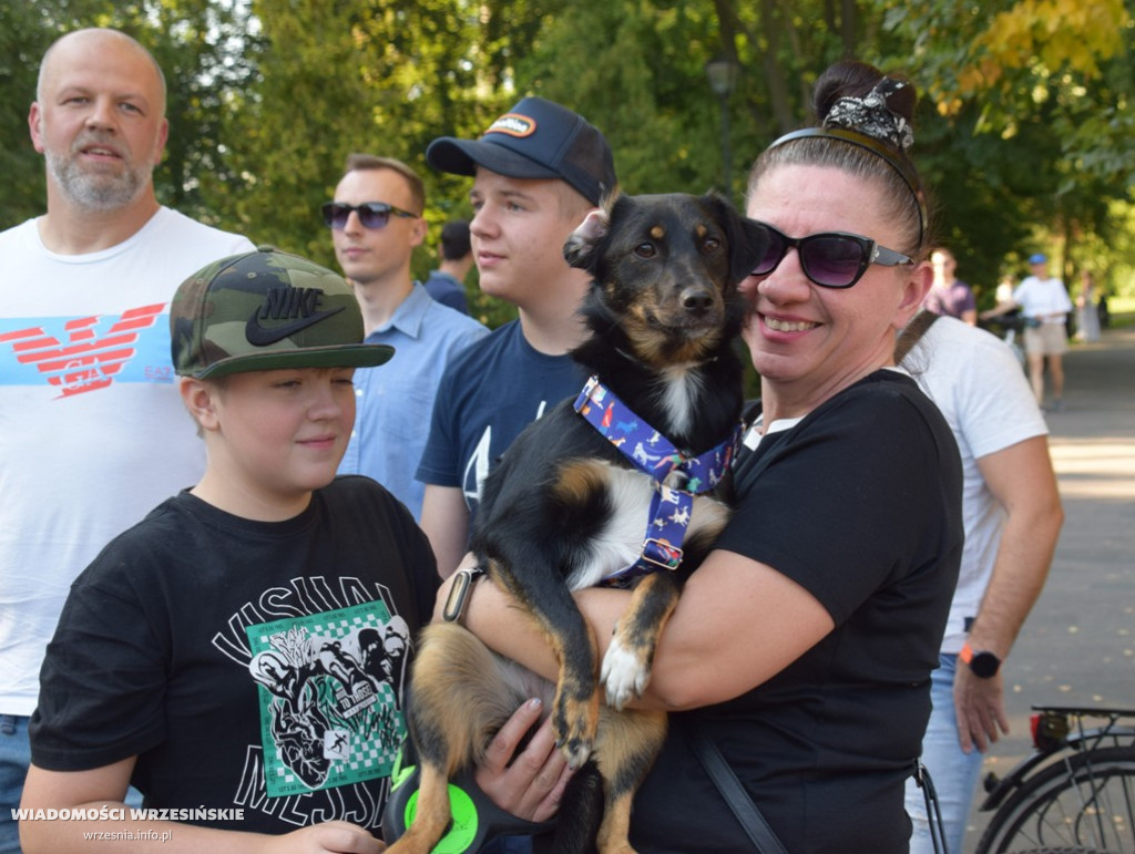 Psi piknik w parku Dzieci Wrzesińskich