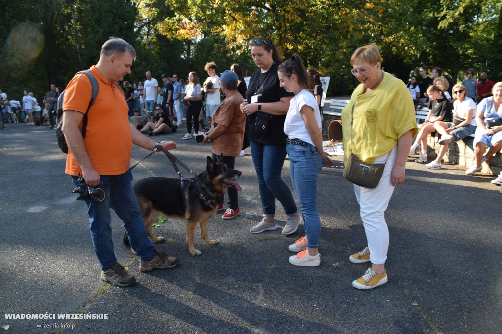 Psi piknik w parku Dzieci Wrzesińskich