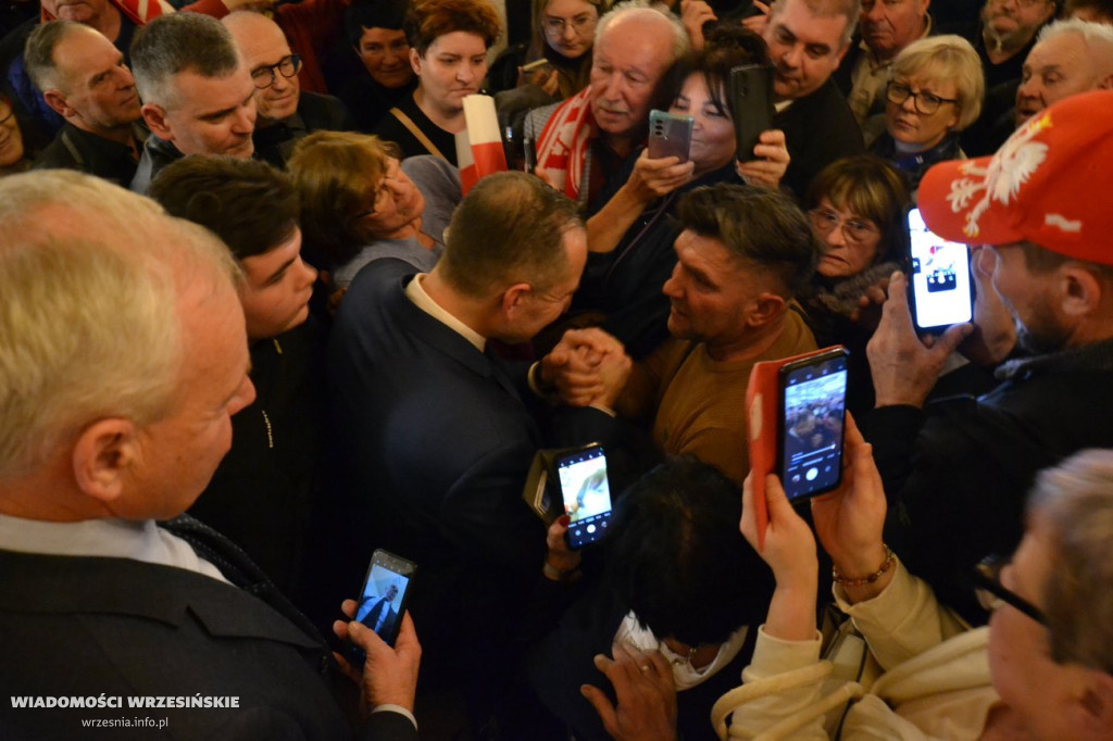 Spotkanie z Karolem Nawrockim we Wrześni