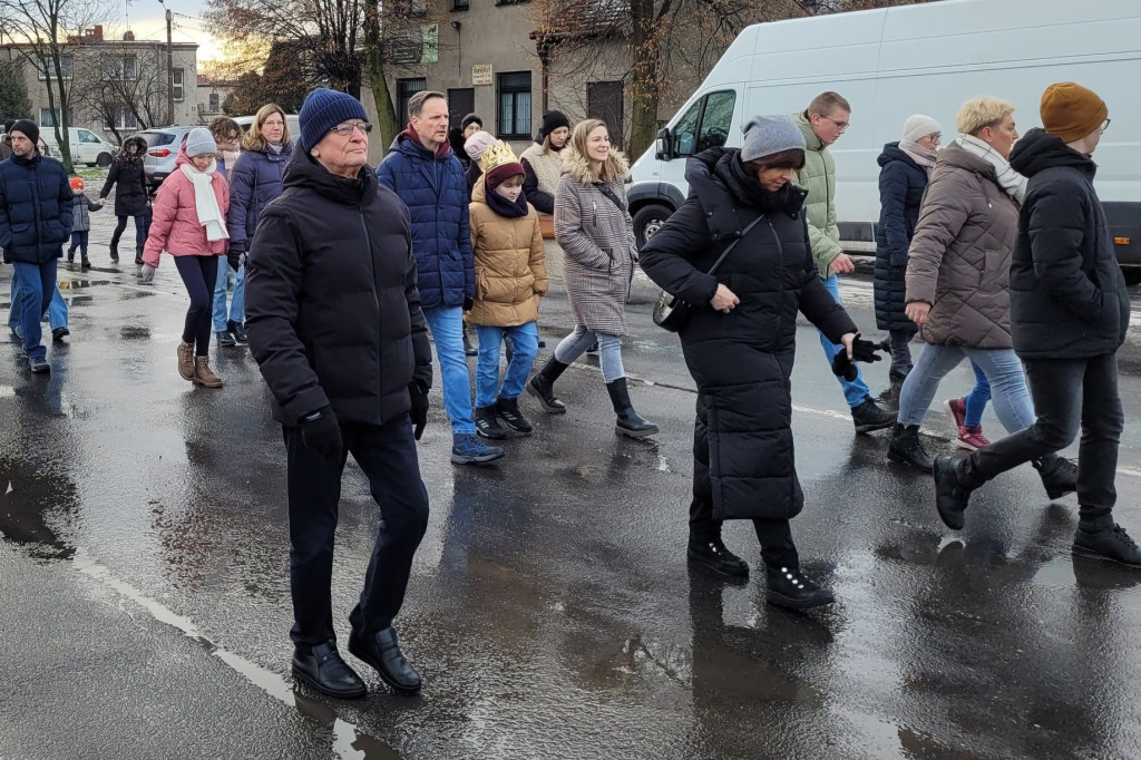 Orszak Trzech Króli w parafii Kazimierza