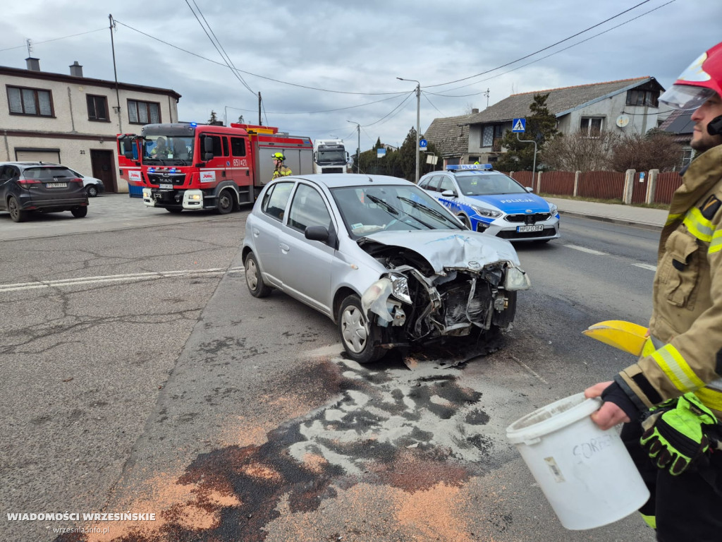 Zderzenie osobówki z tirem FOTO]