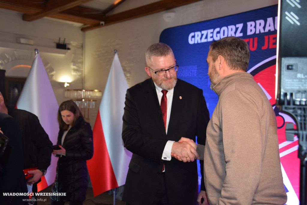 Grzegorz Braun we Wrześni