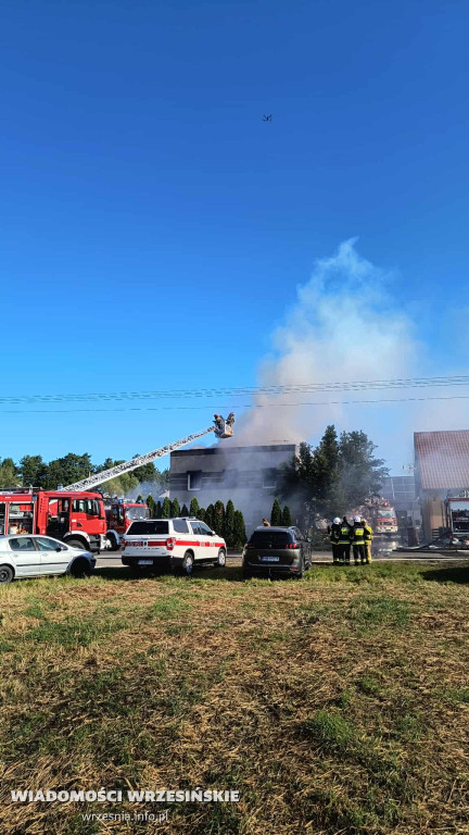 Pożar tartaku. Są bardzo duże straty [FOTO]