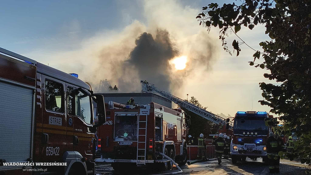 Pożar tartaku. Są bardzo duże straty [FOTO]