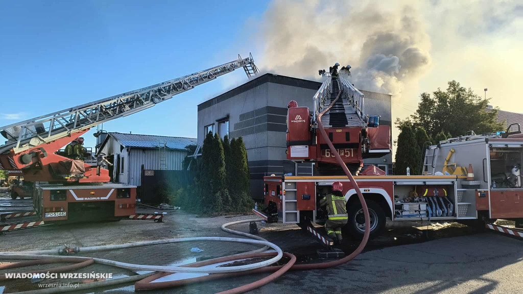 Pożar tartaku. Są bardzo duże straty [FOTO]