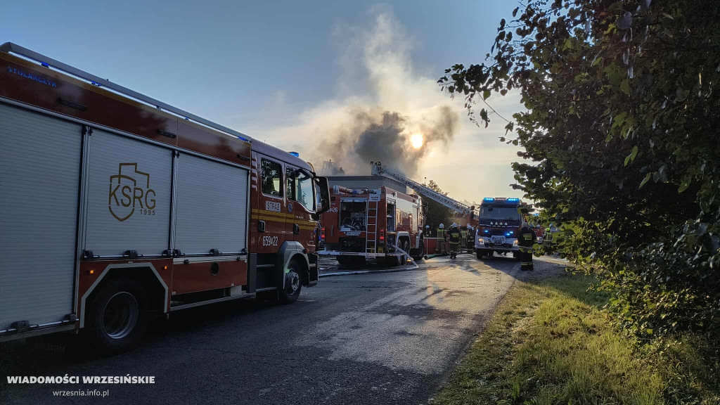 Pożar tartaku. Są bardzo duże straty [FOTO]