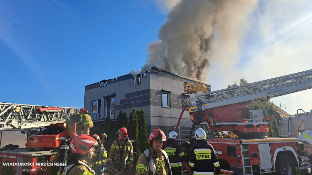Pożar tartaku. Są bardzo duże straty [FOTO]