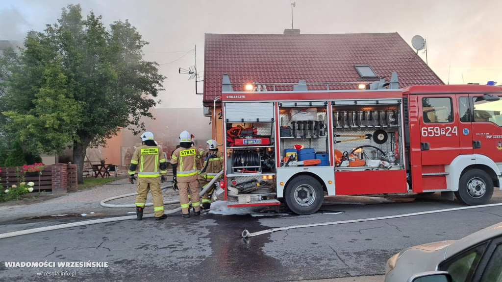 Pożar tartaku. Są bardzo duże straty [FOTO]